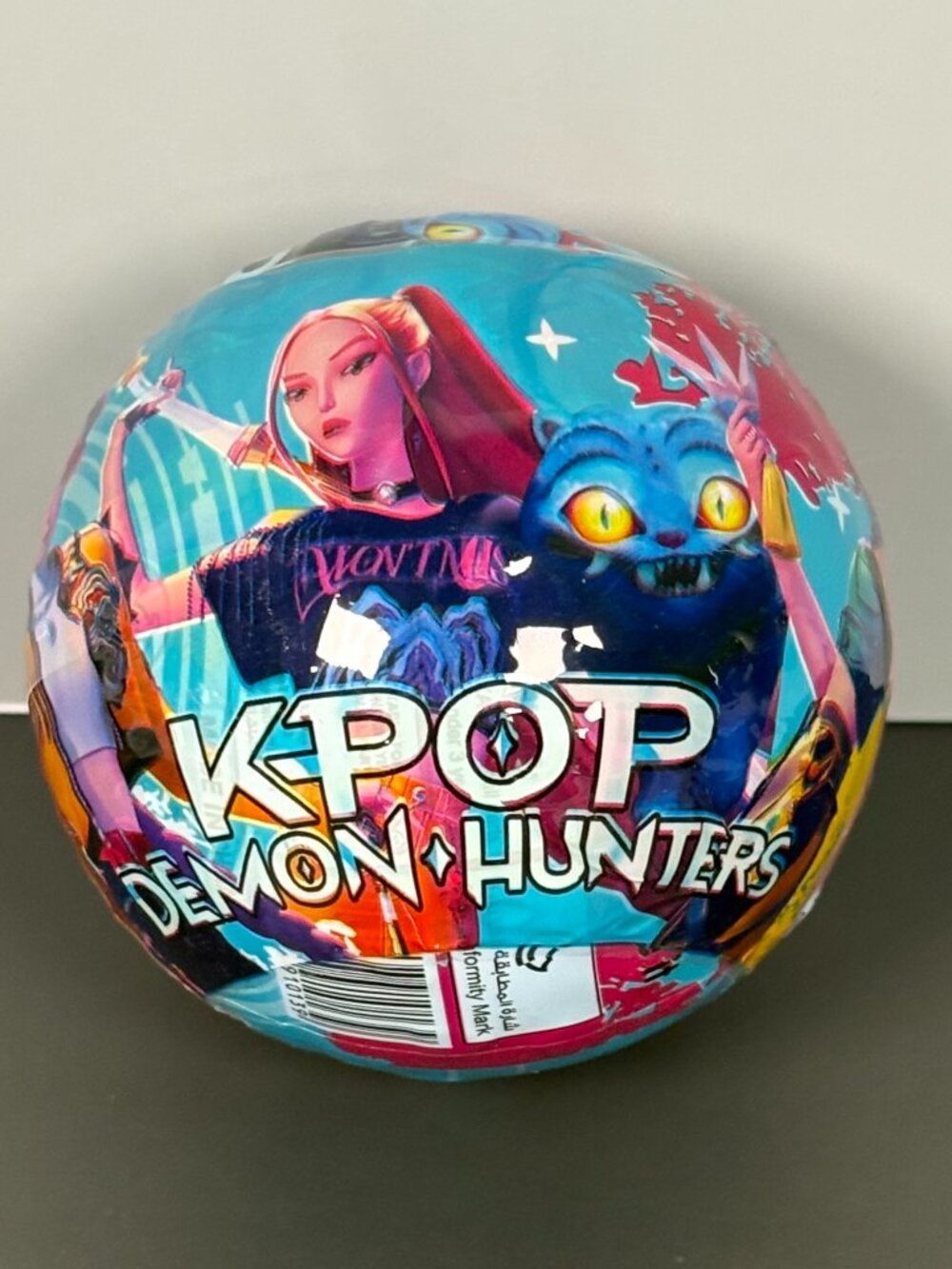 KPop Demon Hunters Mini Keychain Mystery Blind Ball Capsule Sealed Blue